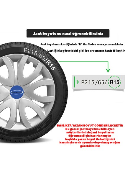 Ford Fiesta Van 15 Inç Jant Kapağı Amblemli Gri 4 Adet 1 Takım 139