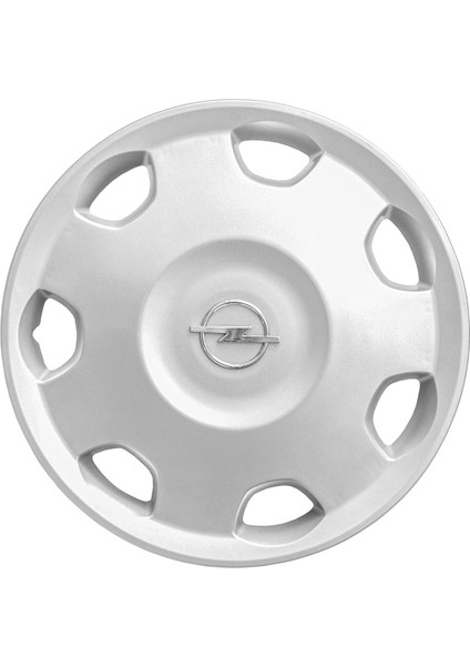Opel Corsa C 13 Inç Uyumlu Jant Kapağı Amblemli Gri 4 Adet 1 Takım 157