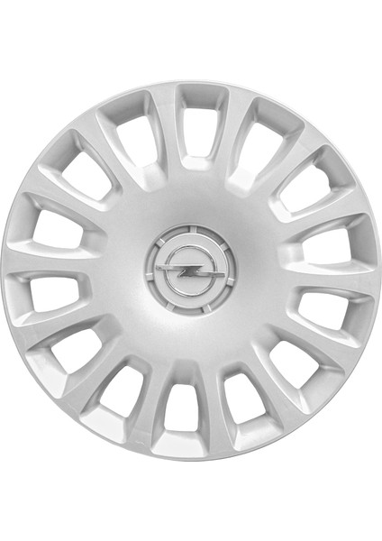 Opel Corsa C 14 Inç Jant Kapağı Amblemli Gri 4'lü Set 144
