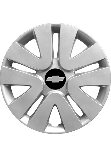 Chevrolet 14 Inç Jant Kapağı Amblemli Gri 4'lü Takım 105