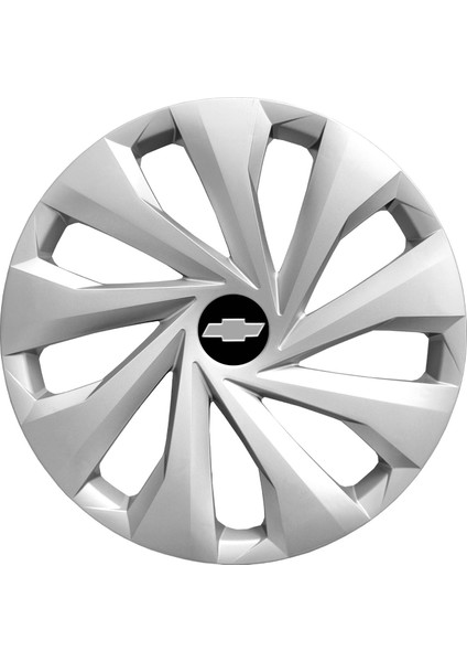 Chevrolet 14 Inç Jant Kapağı Amblemli Gri 4'lü Takım 129