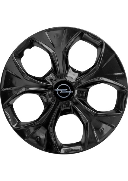 Opel Adam 14 Inç Jant Kapağı Amblemli Piano Black 4'lü Set 211