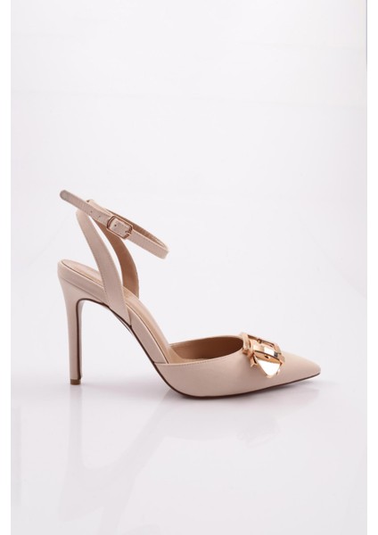 5163 Kadin Tokali Bilekten Bağlama Tpuklu Ayakkabi