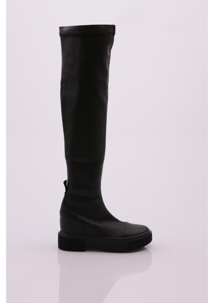 3036-2027 Kalin Taban Uzun Kadin Çizme