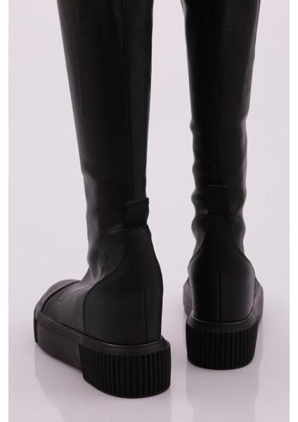 3036-2027 Kalin Taban Uzun Kadin Çizme modelleri