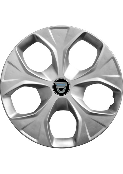 Dacia Doker Stapway 15 Inç Jant Kapağı Amblemli Gri 4'lü Set 113