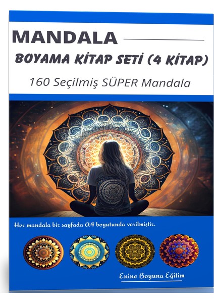 Mandala Boyama Kitap Seti (4 Kitap)