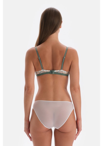 Ekru Çiçek Nakış Detaylı Brıef Külot fırsatları