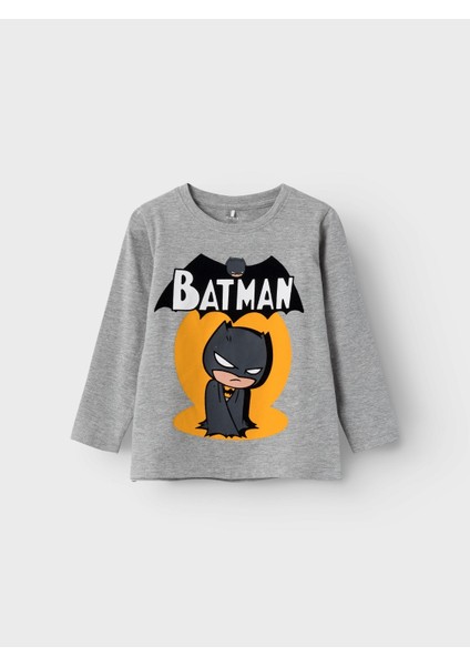 Name İt Bisiklet Yaka Baskılı Gri-Melanj Erkek Çocuk Sweatshirt 13221192 fiyatları