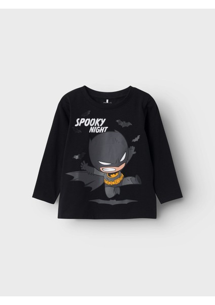 Batman Baskılı Uzun Kol Çocuk Sweatshirt - Yumuşak ve Rahat fiyatları
