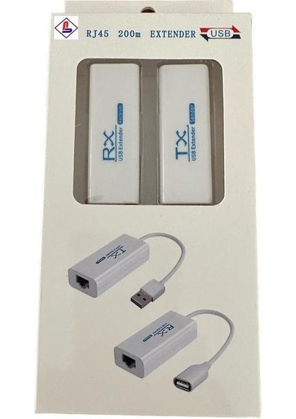 USB Extender Cat6 ile USB Uzatma 200 Metre USB Extender