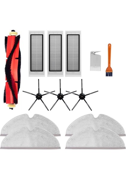 Roborock S5 Max, S5, S4 Max, S6 Maxv, S6, S6 Pure Robot Süpürge Uyumlu 13 Parça Set