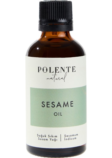 Polente Natural - Susam Yağı - Soğuk Sıkım (50 ml)