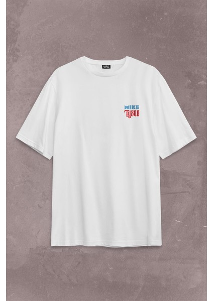 Mike Tyson Boks Box Spor Kral Ring Sırt Ön Baskılı Oversize Tişört T-Shirt fiyatları
