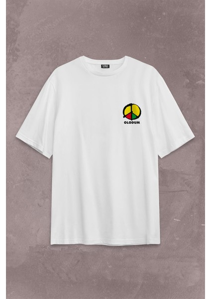 Michael Jackson Olodum They Dont Don't Care Sırt Ön Baskılı Oversize Tişört T-Shirt