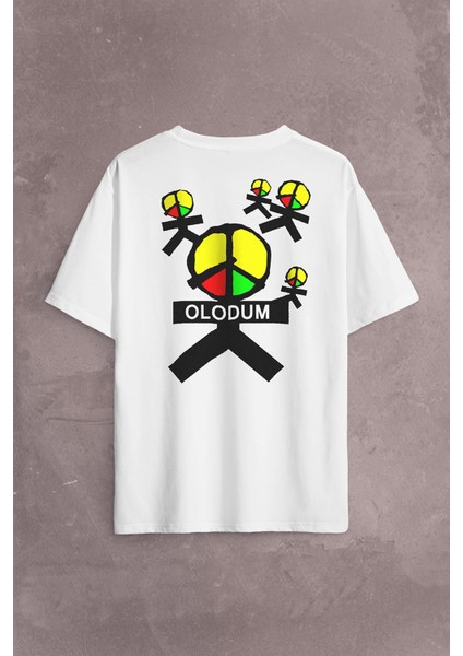 Michael Jackson Olodum They Dont Don't Care Sırt Ön Baskılı Oversize Tişört T-Shirt fiyatları