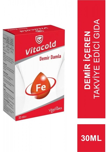 Vitamaks Vitacold Demir Damla 30 ml