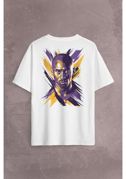 Kobe Bryant Stibel Black Mamba Nba Basketbol Sırt Ön Baskılı Oversize Tişört T-Shirt fiyatları