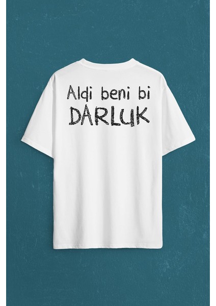 Aldi Beni Bi Darluk Darlık Karadeniz Trabzon Of Sırt Ön Baskılı Oversize Tişört T-Shirt fiyatları