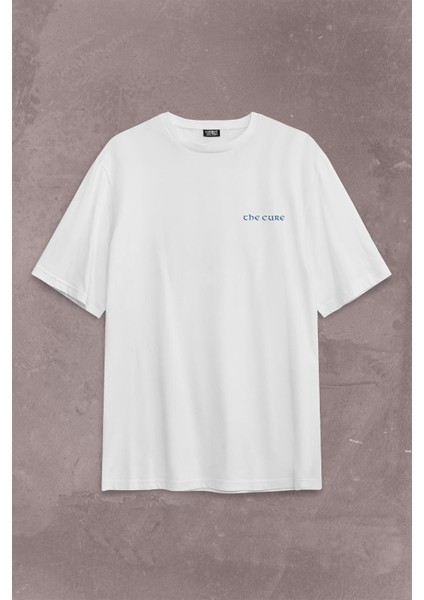 The Cure Lovesong Love Song Rock Music Band Sırt Ön Baskılı Oversize Tişört T-Shirt fiyatları
