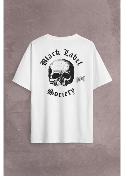 Black Label Socıety Anarchy Sırt Ön Baskılı Oversize Tişört T-Shirt fiyatları
