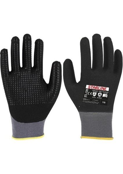 STL-1206 Köpük Nitril Puanlı Eldiven No:9 (2çift)