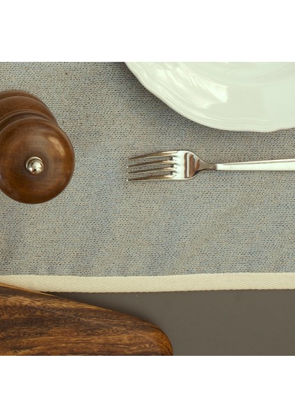 Naturel Koton Biyeli Mavi Runner 40X140 cm