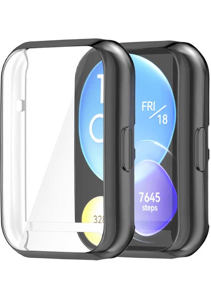 Huawei Watch Fit 2 Watch Kılıf Kasa ve Ekran Koruyucu 360 Tam Koruma Kapak (Gard 02) modelleri