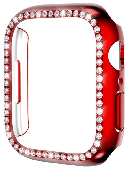Apple Watch 2/3/4/5/6/7/8/se/nike 38MM Kılıf Taşlı Kasa Koruyucu 360 Tam Koruma Kapak (Gard 05) fiyatları