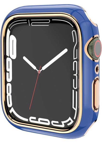 Apple Watch 2/3/4/5/6/7/8/se/nike 44MM Kılıf Taşlı Kasa Koruyucu 360 Tam Koruma Kapak (Gard 06) modelleri