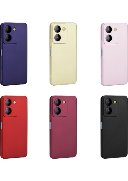Vivo Y36 4g Kılıf Yumuşak Dokulu Soft Esnek Ince Mat Renkli Lüks Premier Silikon Kapak modelleri
