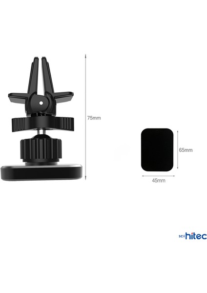 CF-516 Manyetik Kilitli Araç Içi Telefon Tutucu