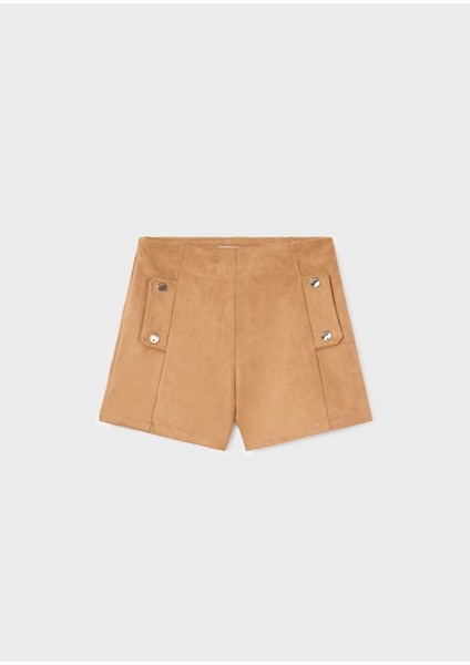 Kız Çocuk Süet Şort 7210 Camel fiyatları