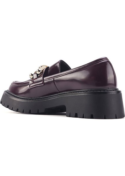 Trejolı 3pr Bordo Kadın Loafer modelleri
