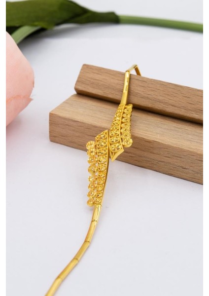 22 Ayar Altın Bileklik Füzyon Döküm Kadın Bileklik