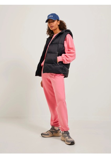 Kapüşonlu Siyah Kadın Yelek 12238269 modelleri