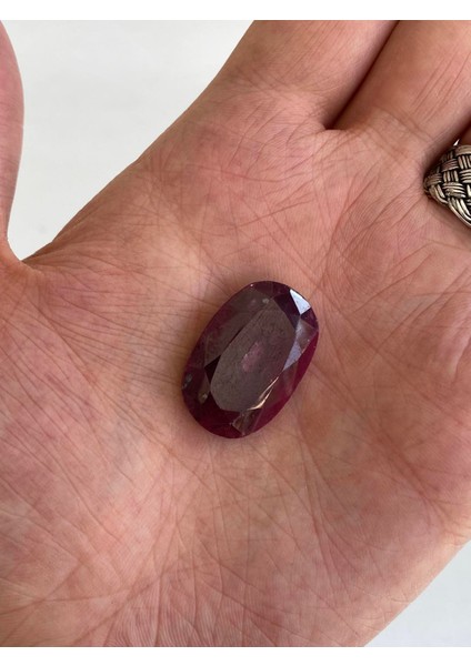 Faset Kesim Doğal Yakut Taşı 46,6 Karat ( Ruby , Rubin Stone)