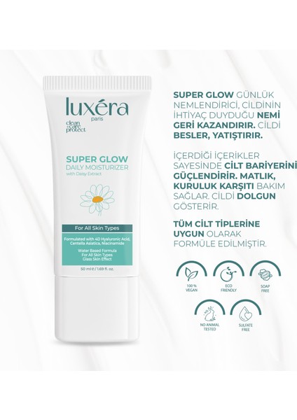 Yoğun Nemlendirici, Ton Eşitleyici, Yatıştırıcı, Onarıcı Su Bazlı Günlük Krem 50 ml (Papatya, Centella, Ha, Niacinamide) modelleri
