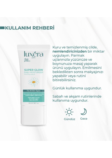 Yoğun Nemlendirici, Ton Eşitleyici, Yatıştırıcı, Onarıcı Su Bazlı Günlük Krem 50 ml (Papatya, Centella, Ha, Niacinamide) fırsatları