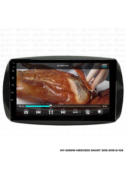 Mercedes Smart Android 12 Multimedya Carplay 4gb RAM+64GB HDD 2015-2018 Navigasyon Ekran