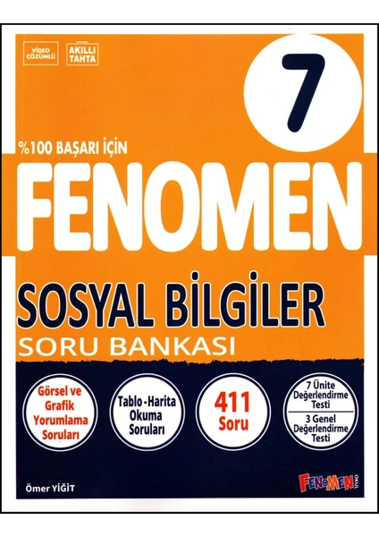 Fenomen Yayıncılık Fenomen 7. Sınıf Sosyal Bilgiler Soru Bankası