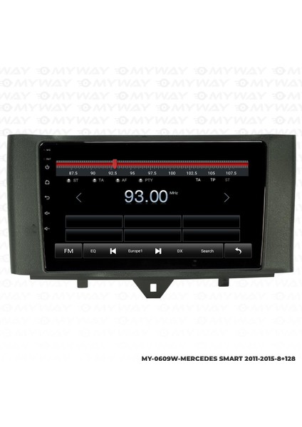 Mercedes Smart Android 12 Multimedya Carplay 4gb RAM+64GB HDD 2011-2015 Navigasyon Ekran