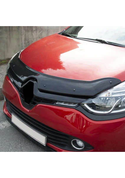 Renault Clio 4 Kaput Rüzgarlığı Parlak Siyah 2012-