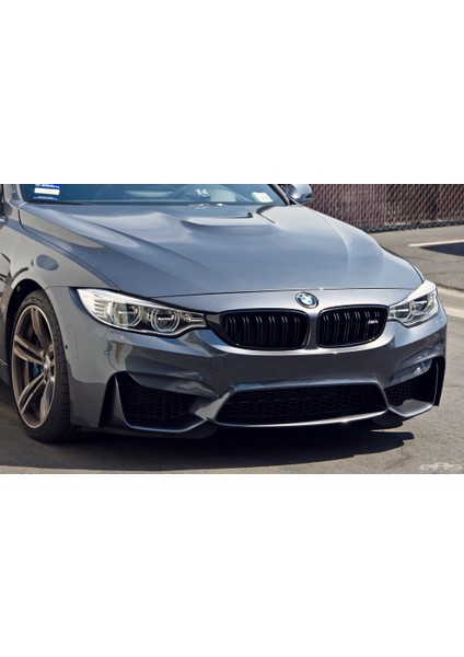 Bmw F32 Ön Böbrek M4 Çift Çizgi Piano Black 2013-