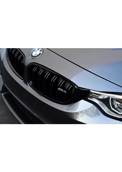 Bmw F32 Ön Böbrek M4 Çift Çizgi Piano Black 2013-