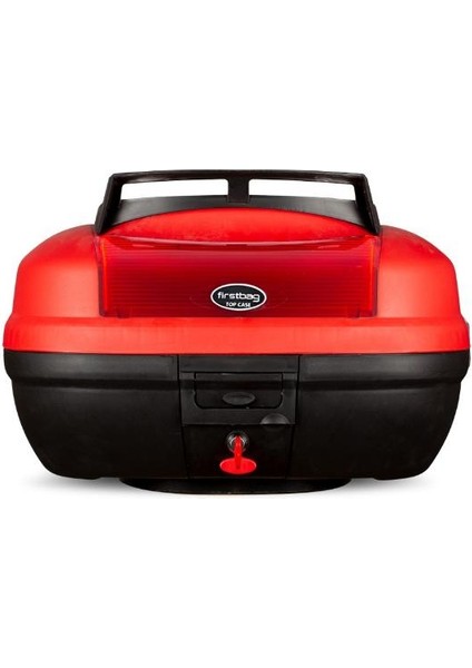 First Bag 48 Litre Kırmızı Motosiklet Çantası Reflektörlü