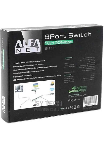 Alfa Net Alfanet S108 Ethernet Switch