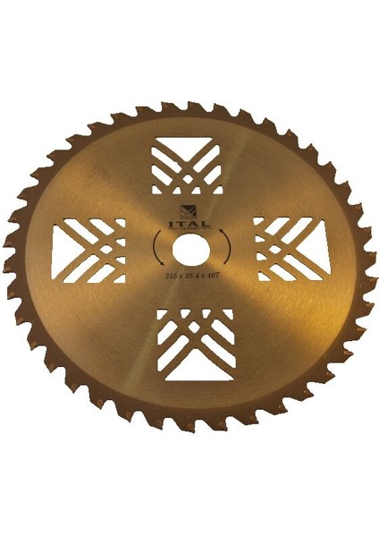 Brush Cutter Blade 40 T x 255 Ot Tırpan Testeresi