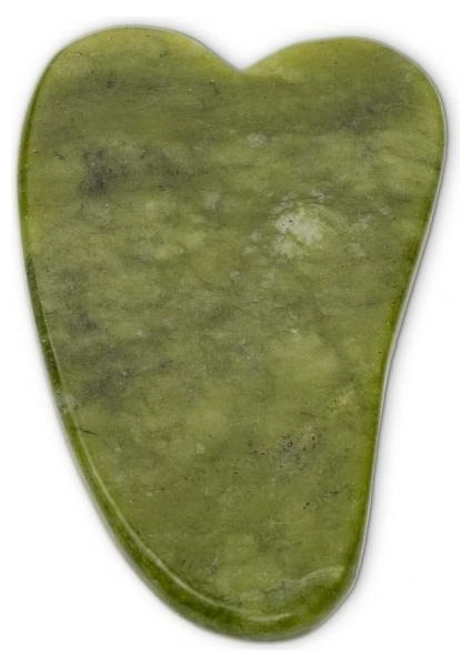 Jade Roller Gua Sha Taşı Seti 2'li Yeşim Taşı modelleri
