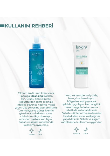 Temizleyici, Ferahlatıcı, Nemlendirici Vegan Cilt Bakım Seti - Temizleme Jeli + Nemlendirici fırsatları